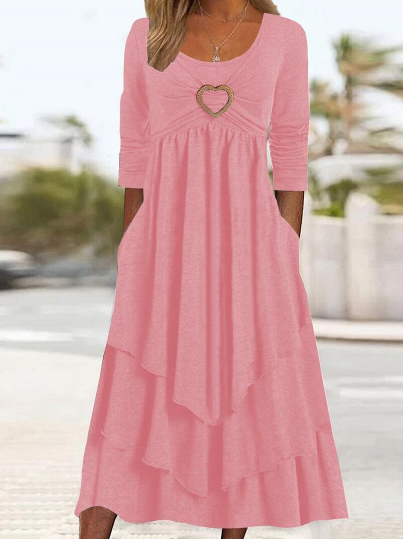 Women’s Flowy Maxi Dress with Pockets