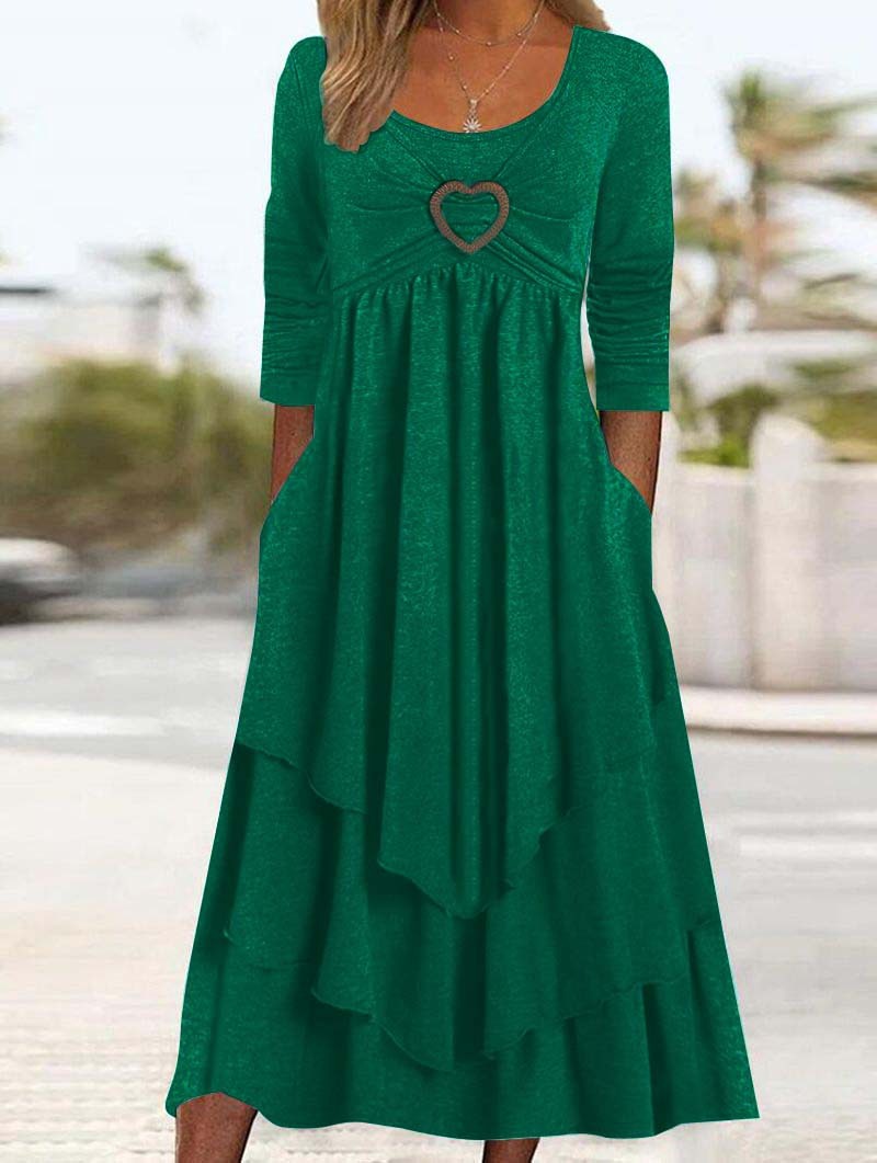 Women’s Flowy Maxi Dress with Pockets