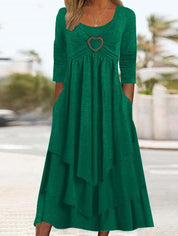 Women’s Flowy Maxi Dress with Pockets