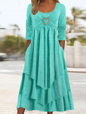 Women’s Flowy Maxi Dress with Pockets