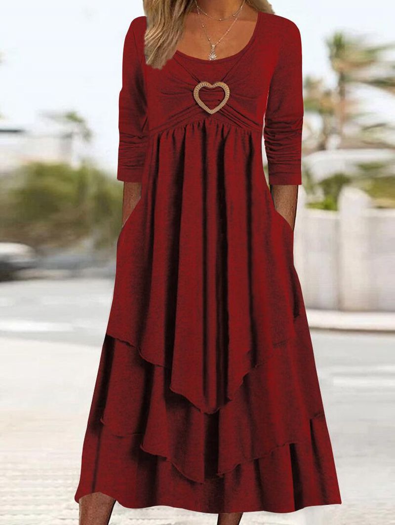 Women’s Flowy Maxi Dress with Pockets