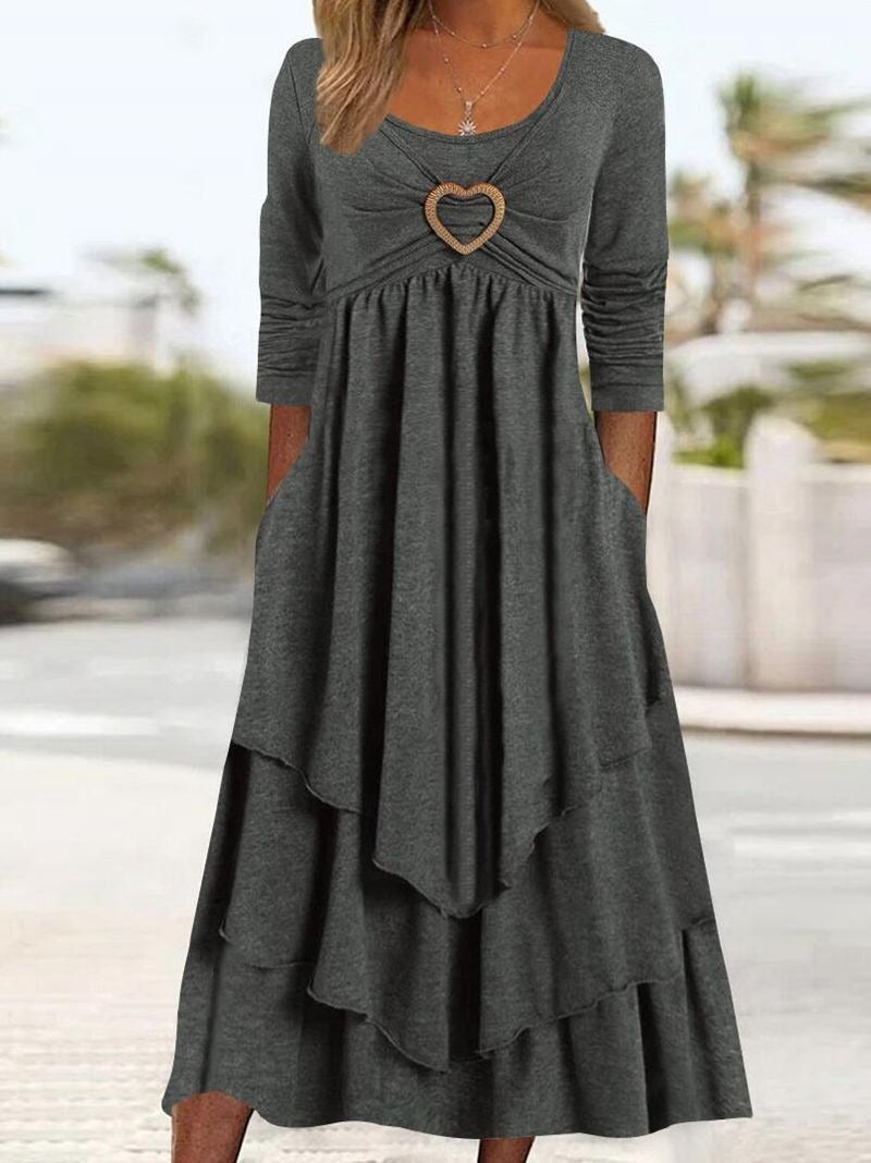 Women’s Flowy Maxi Dress with Pockets