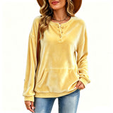Women's Golden Velvet Sweatshirt