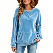 Women's Golden Velvet Sweatshirt