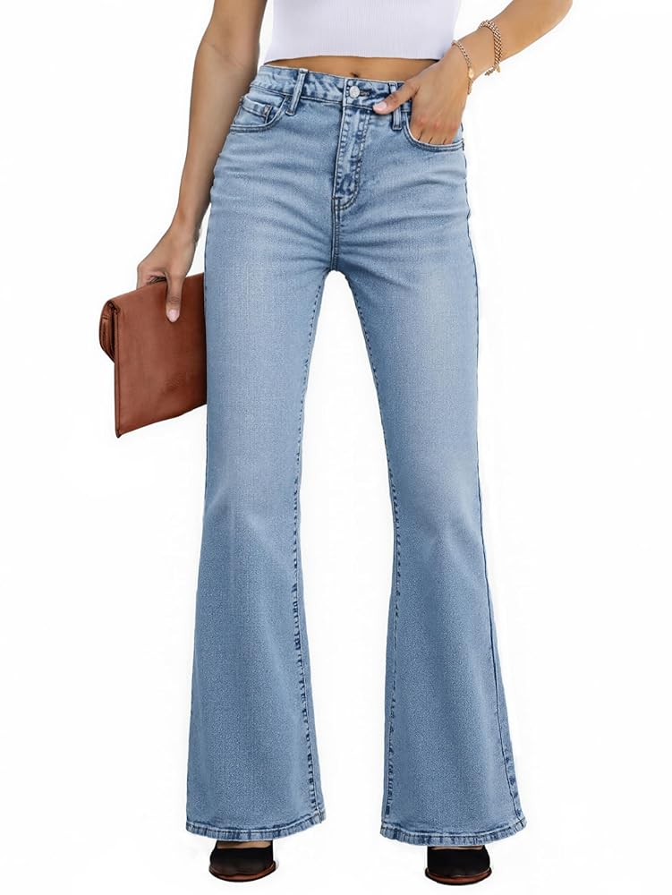 High Waisted Stretch Bootcut Flare Jeans