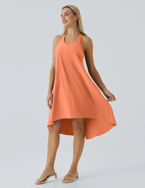 Racerback Side Pocket Quick Dry Casual Dress