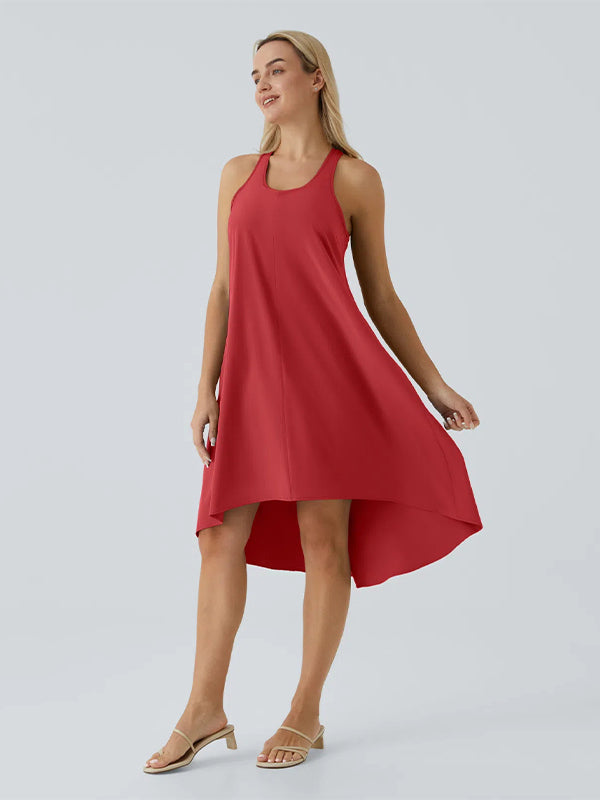 Racerback Side Pocket Quick Dry Casual Dress