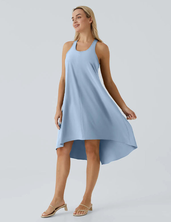 Racerback Side Pocket Quick Dry Casual Dress