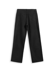 Washed Heart Pattern Cargo Jeans