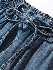Men's Loose Fit Jogger Cargo Jeans