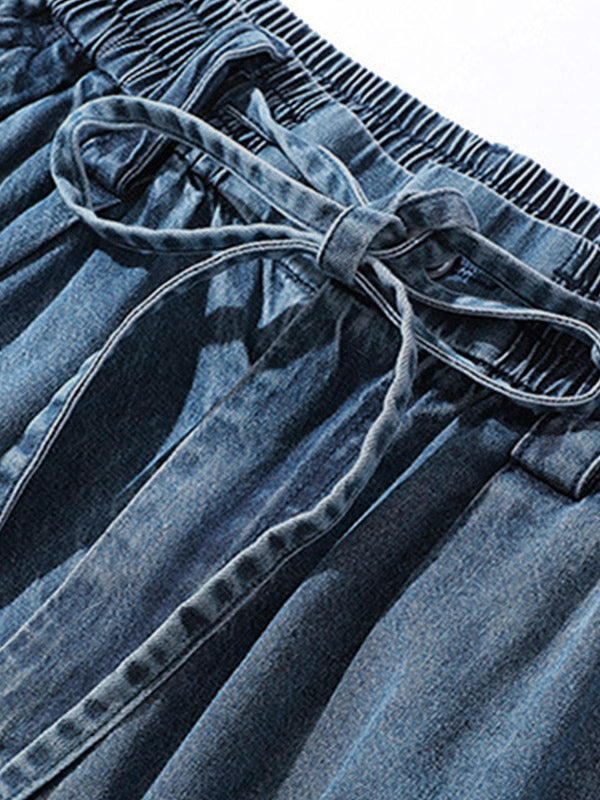 Men's Loose Fit Jogger Cargo Jeans