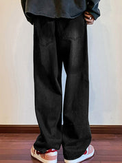 Men's Vintage Wash Faded Slim Jeans