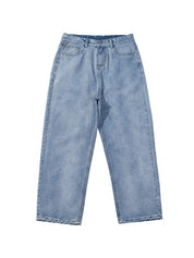 Men's Basic Wash Loose Jeans