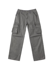 Washed Vintage Baggy Cargo Jeans