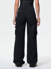 Washed Vintage Baggy Cargo Jeans