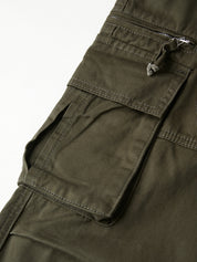 Washed Vintage Baggy Cargo Jeans