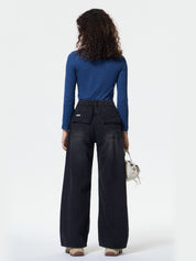 Dark Wash Vintage Baggy Boyfriend Jeans