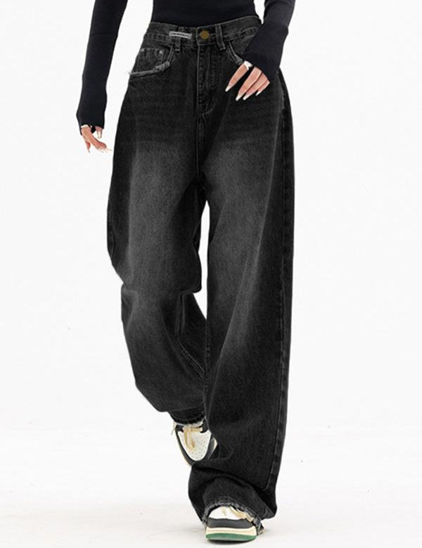 Dark Wash Vintage Baggy Jeans