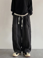 Men's Vintage Loose Cargo Jeans