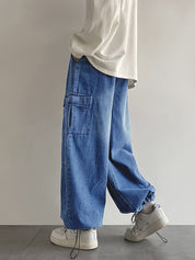 Men's Vintage Loose Cargo Jeans