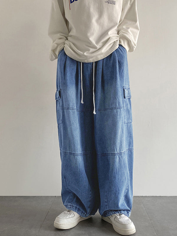 Men's Vintage Loose Cargo Jeans