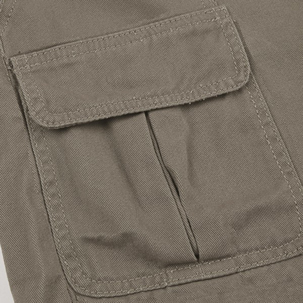 Denim Straight Leg Cargo Shorts