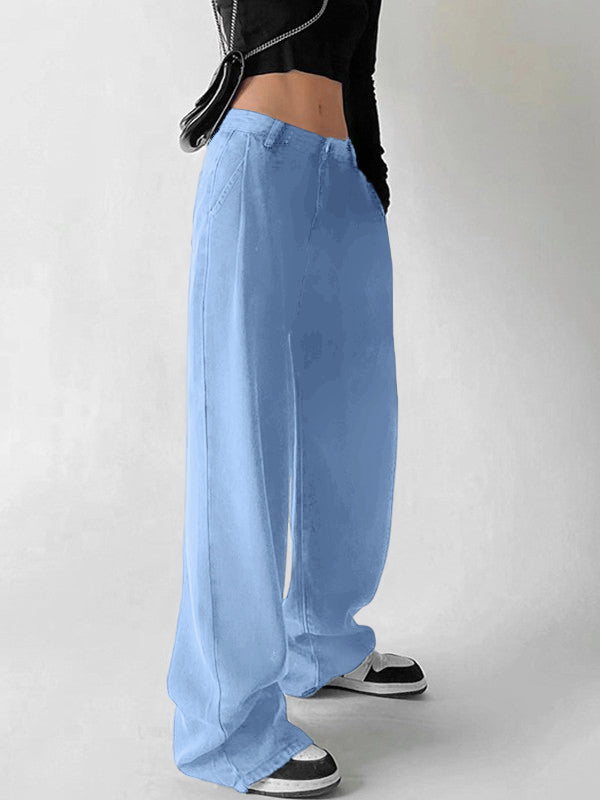 EMMIOL Black High Rise Baggy 26°C/78°F Air Jeans