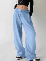 EMMIOL Black High Rise Baggy 26°C/78°F Air Jeans
