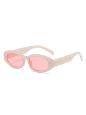 Chunky Oval Frame Sunglasses