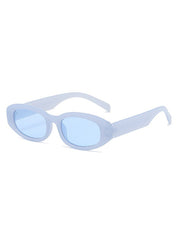 Chunky Oval Frame Sunglasses