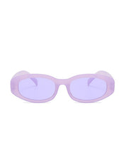 Chunky Oval Frame Sunglasses