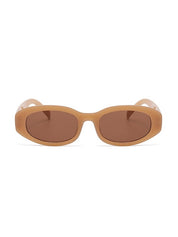 Chunky Oval Frame Sunglasses