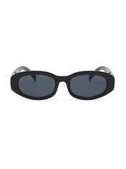 Chunky Oval Frame Sunglasses