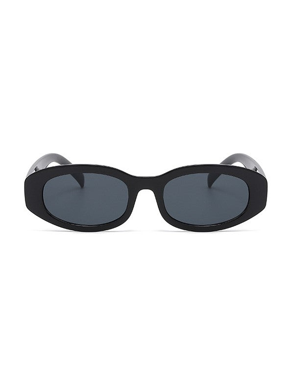 Chunky Oval Frame Sunglasses