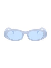 Chunky Oval Frame Sunglasses
