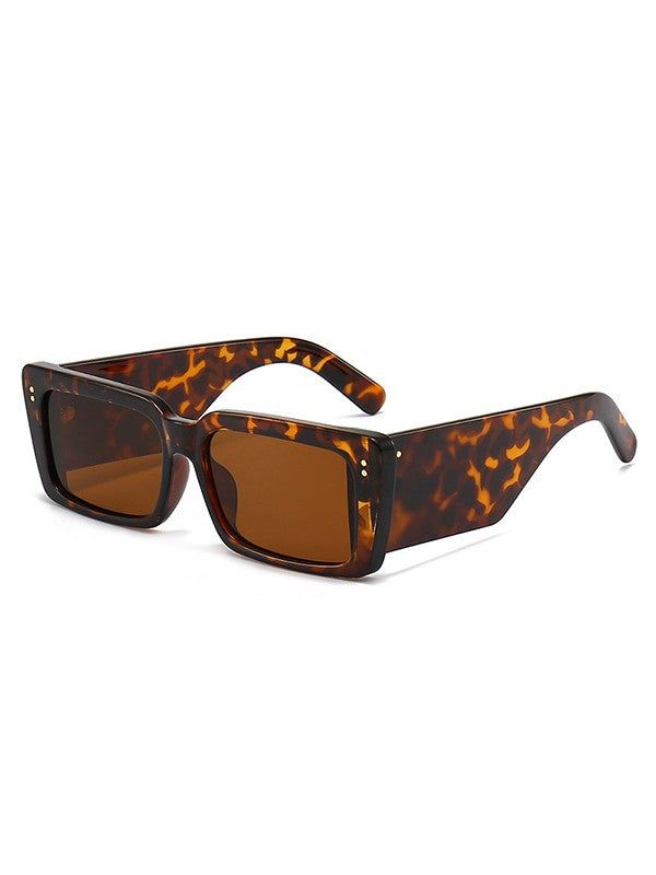 Square Frame Chunky Sunglasses