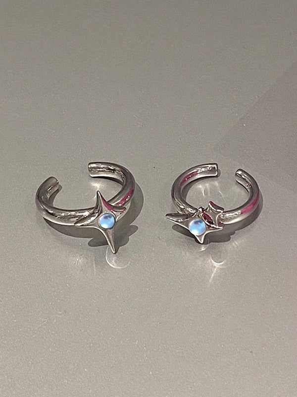 Astral Moonstone Open Gemstone Ring