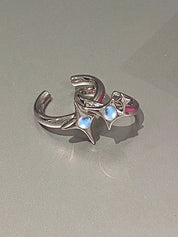 Astral Moonstone Open Gemstone Ring