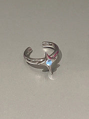 Astral Moonstone Open Gemstone Ring
