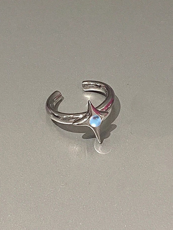 Astral Moonstone Open Gemstone Ring