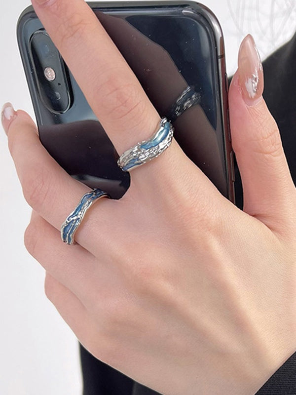 Epoxy French Irregular Opening Ring