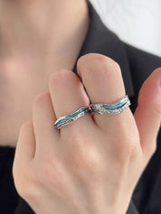 Epoxy French Irregular Opening Ring