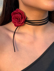Personalized Handmade Rose Necklace