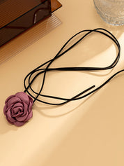 Personalized Handmade Rose Necklace