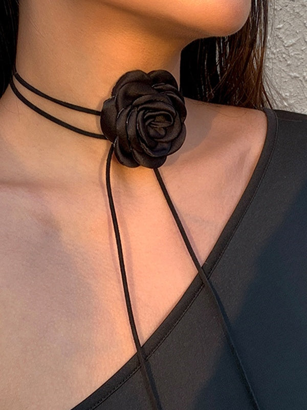 Personalized Handmade Rose Necklace