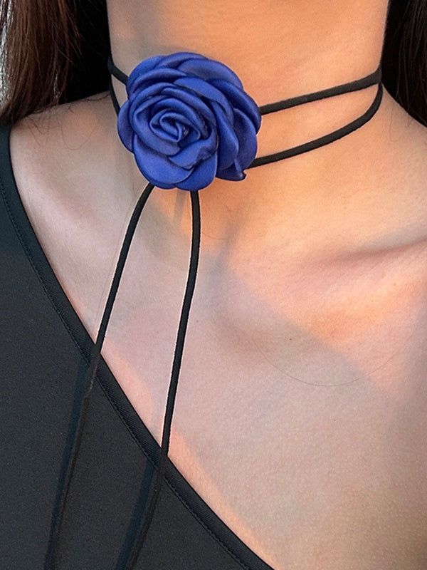 Personalized Handmade Rose Necklace