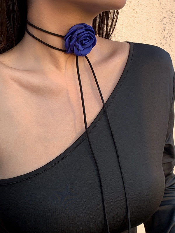 Personalized Handmade Rose Necklace