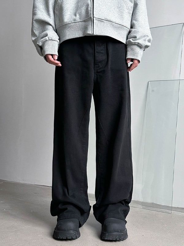 Men's Vintage Straight Leg Loose Jeans