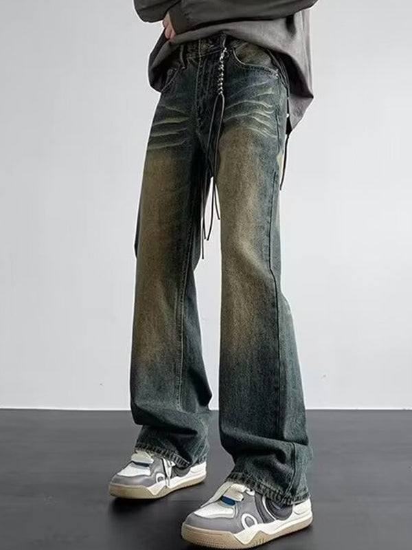 Men's Hip Pop Distressed Loose Jeans