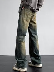 Men's Hip Pop Distressed Loose Jeans
